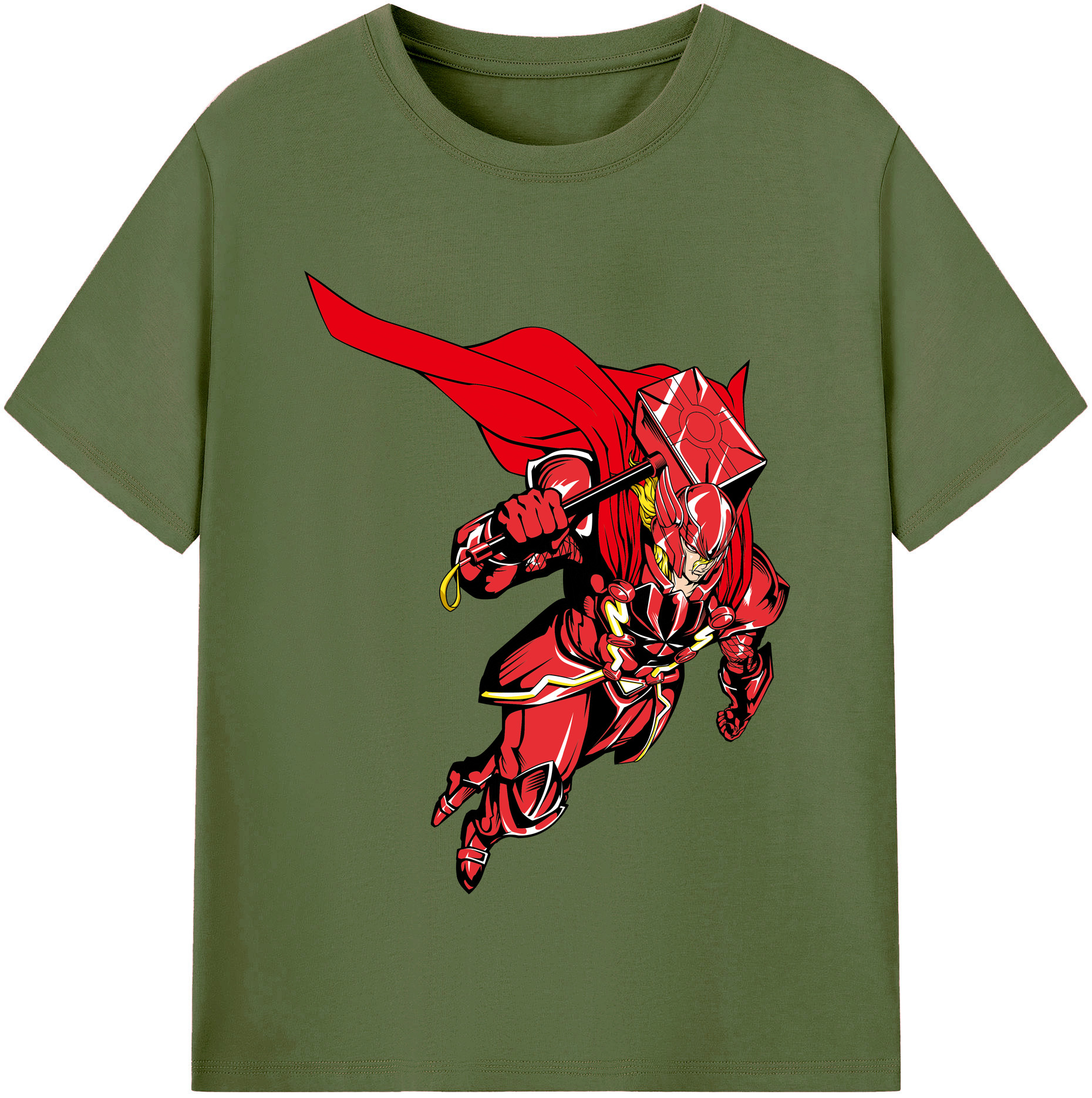 （画像用） アベンジャーズ The Avengers 綿100％半袖Tシャツ（フロントプリント）